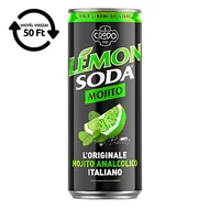 Üdítőital szénsavas LEMON SODA Mojito 0,33 L DRS Üdítőital szénsavas LEMON SODA Mojito 0,33 L DRS