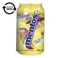 Üdítőital szénsavas MENTOS tropical mix 340 ml DRS