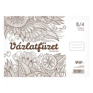 Vázlatfüzet spirálozott VECTRALINE B/4 120 g 32 lapos famentes Vázlatfüzet spirálozott VECTRALINE B/4 120 g 32 lapos famentes