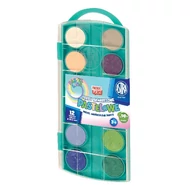 Vízfesték ASTRA 23,5 cm pasztell ajándék ecsettel 12 darabos Vízfesték ASTRA 23,5 cm pasztell ajándék ecsettel 12 darabos