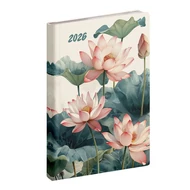 Zsebnaptár REALSYSTEM Fiestina B/6 álló fehér lapos Lótusz 2026. Zsebnaptár REALSYSTEM Fiestina B/6 álló fehér lapos Lótusz 2026.