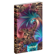 Zsebnaptár REALSYSTEM Flexi álló fehér lapos fraktál 2026. Zsebnaptár REALSYSTEM Flexi álló fehér lapos fraktál 2026.