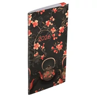 Zsebnaptár REALSYSTEM zsebirka álló fehér lapos Teavirág 2026. Zsebnaptár REALSYSTEM zsebirka álló fehér lapos Teavirág 2026.