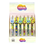 Zseléstoll NEBULO nyomógombos radírozható 0,7 mm Smile Zseléstoll NEBULO nyomógombos radírozható 0,7 mm Smile