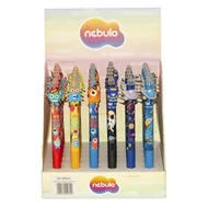 Zseléstoll NEBULO nyomógombos radírozható 0,7 mm Űrlények Zseléstoll NEBULO nyomógombos radírozható 0,7 mm Űrlények