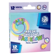 Zsírkréta ASTRA kerek hegyezett pasztell 12 színű Zsírkréta ASTRA kerek hegyezett pasztell 12 színű