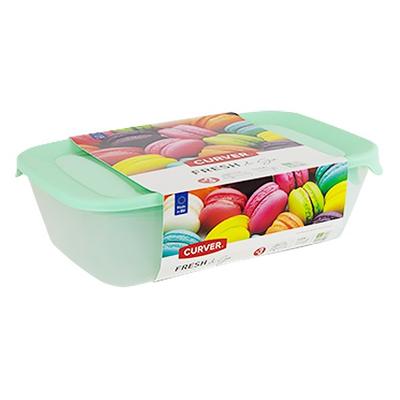 Ételtartó doboz szett CURVER Fresh&Go tégla műanyag 3 db-os 2L+1L+0,5L menta