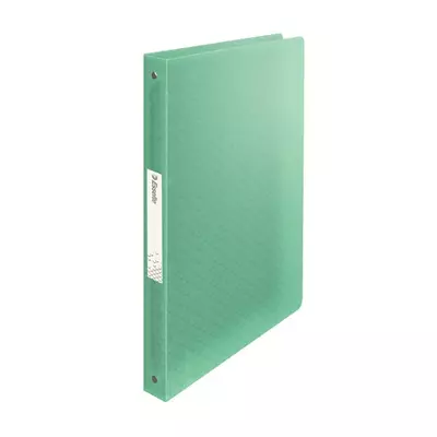 Gyűrűskönyv ESSELTE Colour`Ice A/4 25 mm 4 gyűrű PP átlátszó zöld