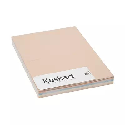 Dekorációs karton KASKAD A/4 2 oldalas 160 gr pasztell vegyes színek 5x25 ív/csomag