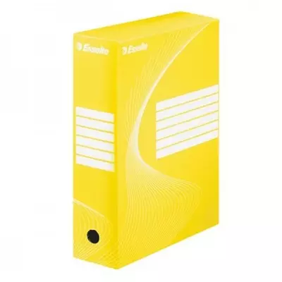 Archiváló doboz ESSELTE A/4 100 mm karton sárga