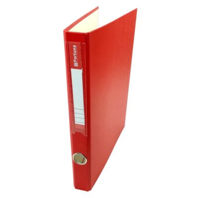 Gyűrűskönyv FORTUNA A/4 35mm 4 gyűrű piros