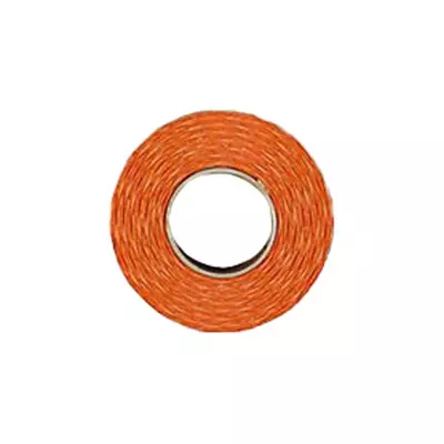 Árazószalag FORTUNA 22x12 mm perforált narancssárga 10 tekercs/csomag