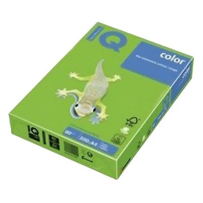 Fénymásolópapír színes IQ Color A/4 80 gr intenzív sötétzöld DG47 500 ív/csomag