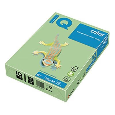 Fénymásolópapír színes IQ Color A/4 80 gr pasztel középzöld MG28 500 ív/csomag