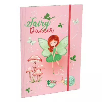 Gumis mappa LIZZY CARD A/4 Fairy Ballerina Dance