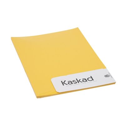 Névjegykártya karton KASKAD A/4 2 oldalas 225 gr repcesárga 56 20 ív/csomag