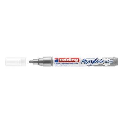 Akril marker EDDING 5100 M 2-3 mm ezüst
