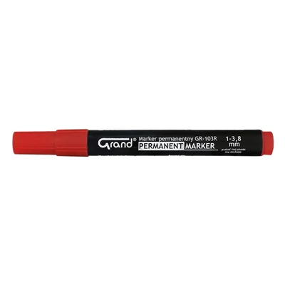Alkoholos marker GRAND kerek piros