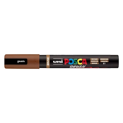 Filctoll UNI Posca PC-5BR ecsethegyű barna