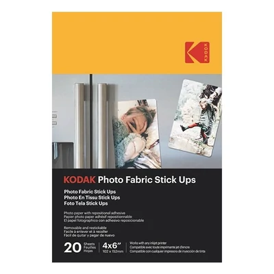 Fotópapír KODAK Photo Fabric 10x15 cm felragasztható és visszaszedhető 20 lapos