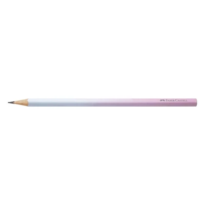Grafitceruza FABER-CASTELL Flow rózsaszín-égkék B háromszögletű