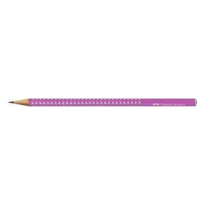 Grafitceruza FABER-CASTELL Sparkle Aurora fukszia B hexagonál