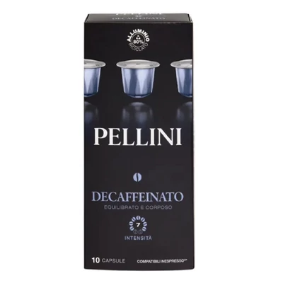Kávékapszula PELLINI Top Nespresso Alu koffeinmentes (10 x 5,5 gr) 55 g