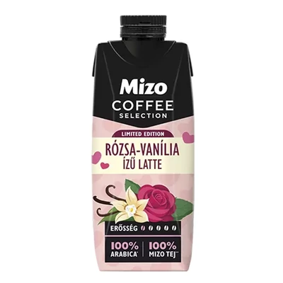 Kávés tej MIZO Coffe Selection Rózsa-vanília UHT 0,25L
