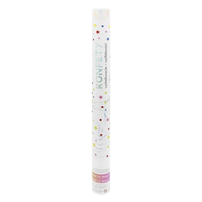 Konfetti ágyú JUNIOR 60 cm csillag mintás