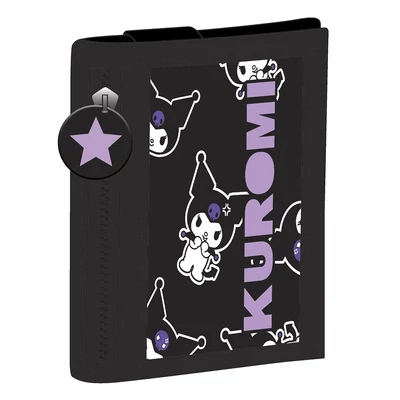 Pénztárca Kuromi fekete