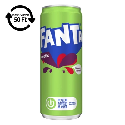 Üdítőital szénsavas FANTA Exotic dobozos 0,33L DRS