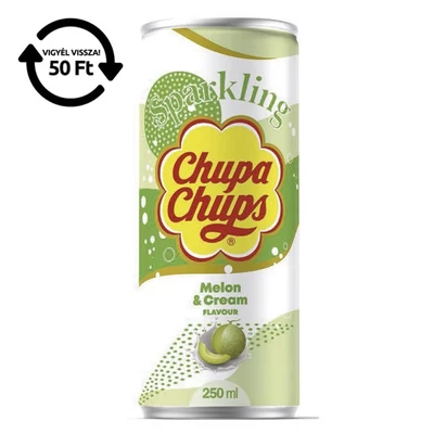 Üdítőital szénsavas CHUPA CHUPS Dinnyekrém 250 ml