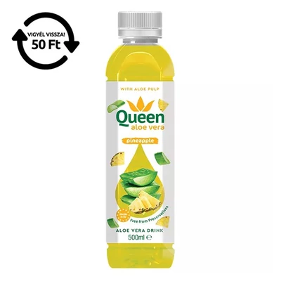 Üdítőital szénsavmentes QUEEN Aloe Vera Mangó 0,5L DRS