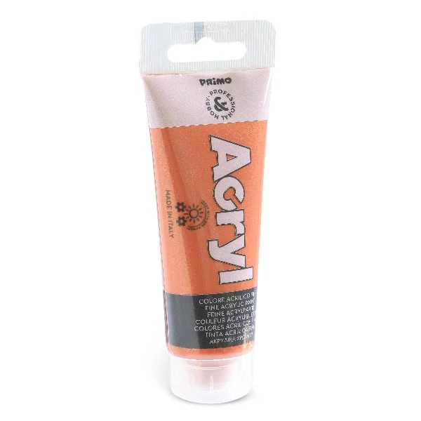 Akrilfesték PRIMO 75 ml metál barna