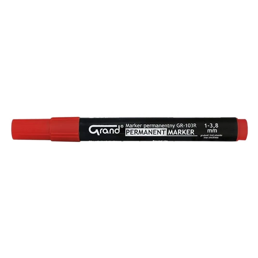 Alkoholos marker GRAND kerek piros