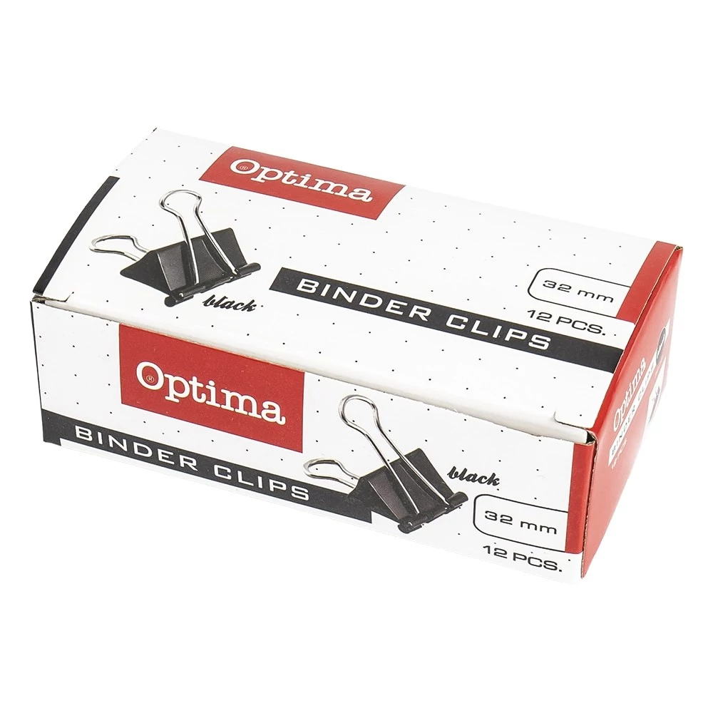 Binder csipesz OPTIMA 32 mm 12 darabos