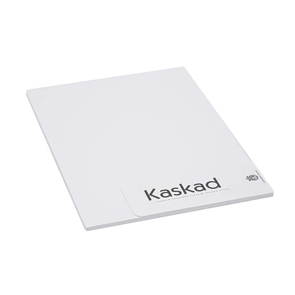 Dekorációs karton KASKAD A/4 2 oldalas 225 g fehér 20 lapos