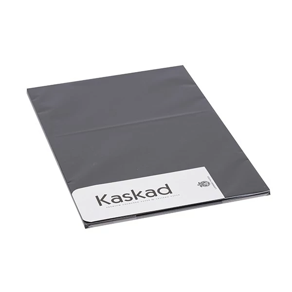 Dekorációs karton KASKAD A/4 2 oldalas 225 g fekete 99 20 lapos