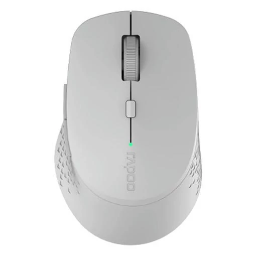 Egér vezeték nélküli RAPOO M300 bluetooth 2,4 GHz 6 gombos világosszürke