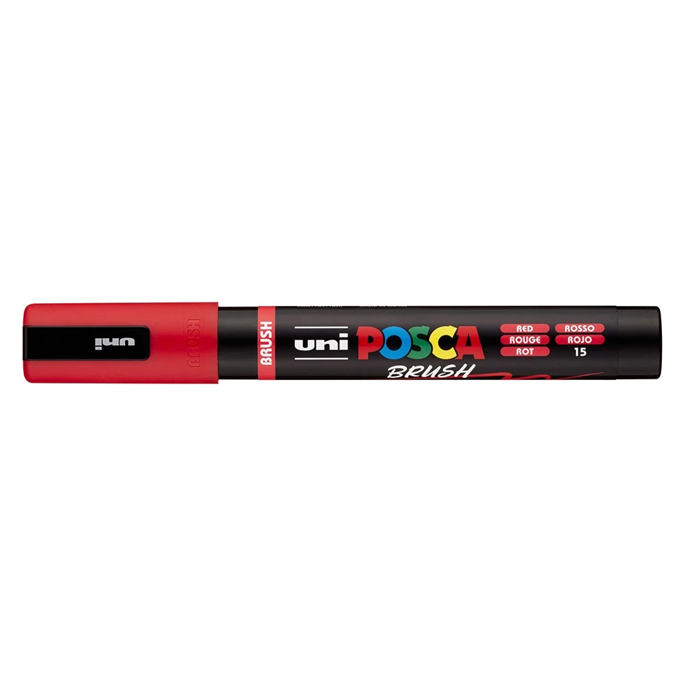 Filctoll UNI Posca PC-5BR ecsethegyű piros