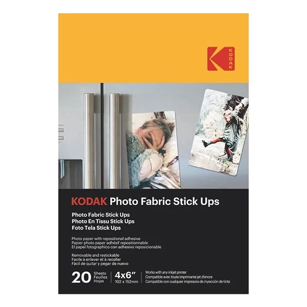 Fotópapír KODAK Photo Fabric 10x15 cm felragasztható és visszaszedhető 20 lapos