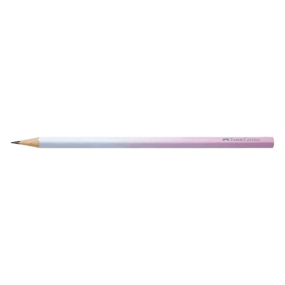 Grafitceruza FABER-CASTELL Flow rózsaszín-égkék B háromszögletű