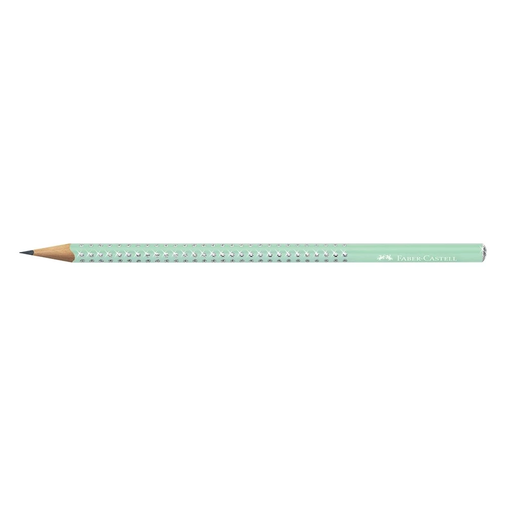 Grafitceruza FABER-CASTELL Sparkle Aurora mentazöld B hexagonál