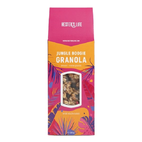 Granola HESTER’S Jungle Boogie áfonyás-málnás 300 g