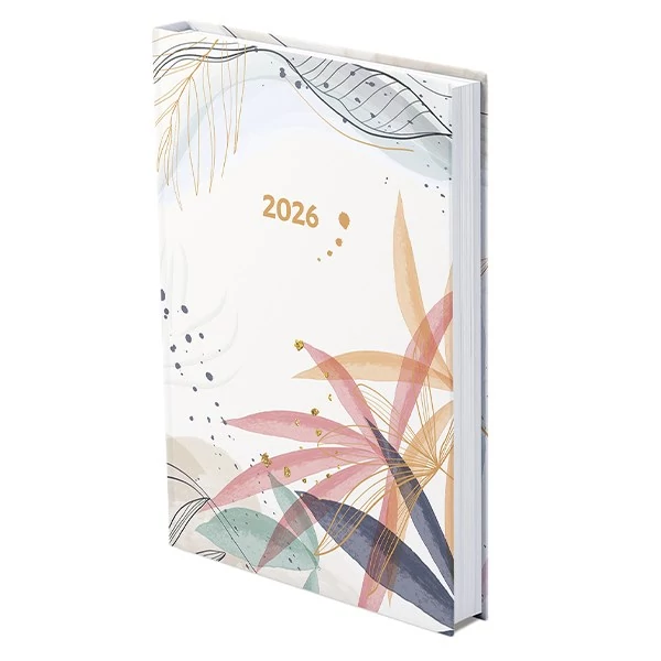 Határidőnapló TOPTIMER Joy J022 B/6 napi fehér lapos Modern metál 2026.
