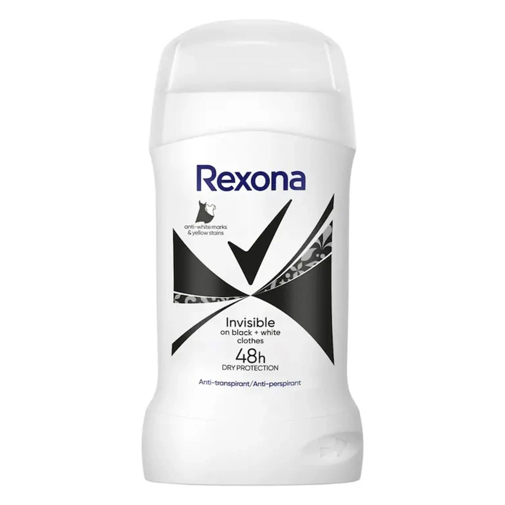 Izzadásgátló stift REXONA invisible B&W 40 ml