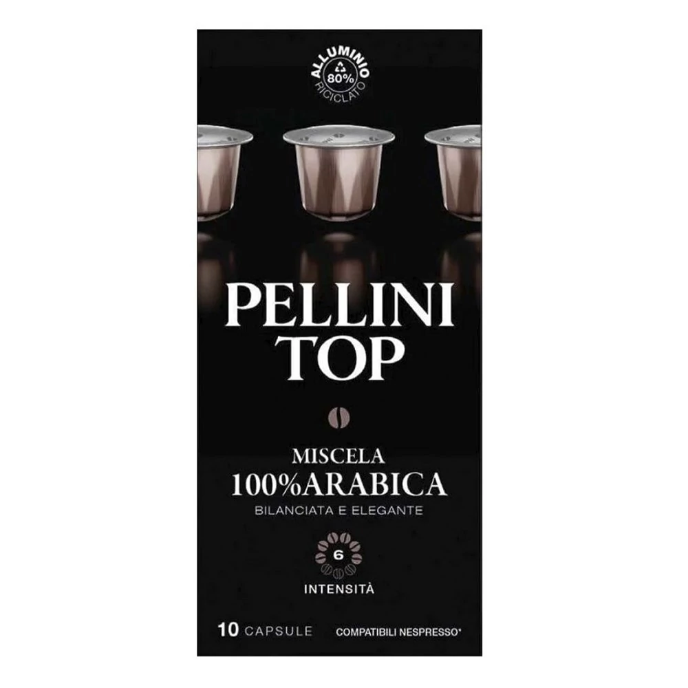 Kávékapszula PELLINI Top Nespresso Alu (10 x 5,5 gr) 55 g
