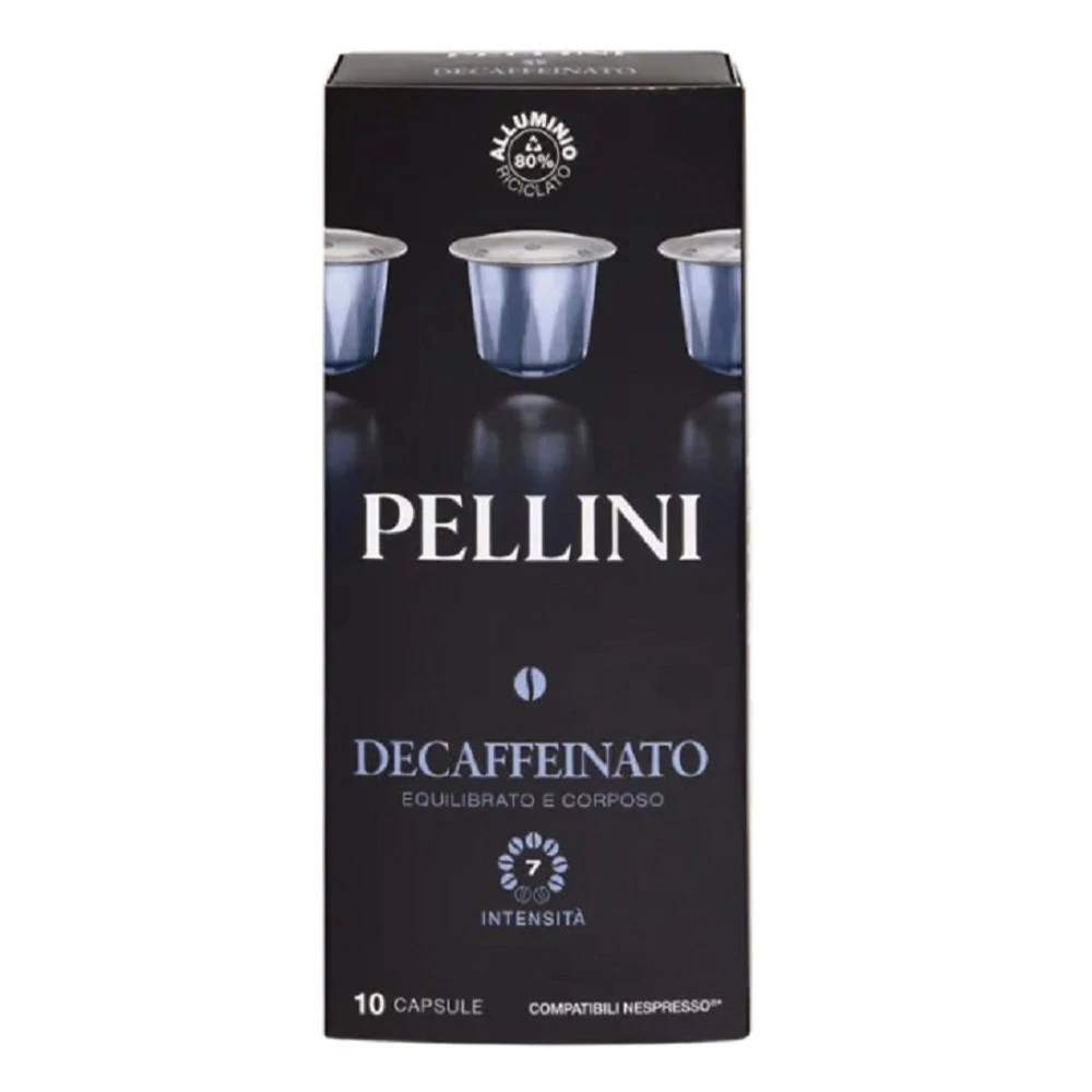 Kávékapszula PELLINI Top Nespresso Alu koffeinmentes (10 x 5,5 gr) 55 g
