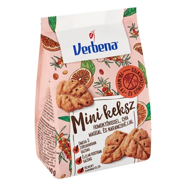 Keksz VERBENA narancs-homoktövis 90 g