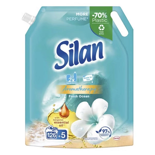 Öblítő koncentrátum SILAN Ocean blue 1441 ml 131 mosás